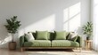 © Kamil - modern, comfortable interior with green sofa