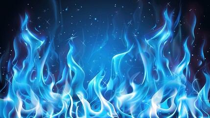 Shutterstock_Fire_vector_blue_flames_background