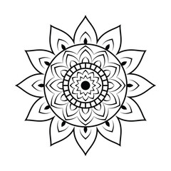 Mandala art illustration