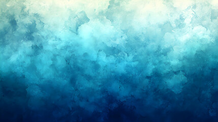 Wall Mural - Abstract Blue Watercolor Background Texture