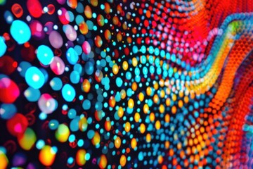 Poster - A close-up shot of a wall covered in various lights, ideal for use in presentations or product displays