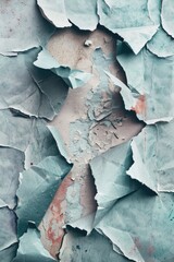 Aufkleber - Peeling paint on a wall