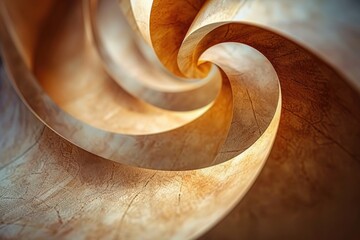 Poster - A detailed view of a wooden bowl