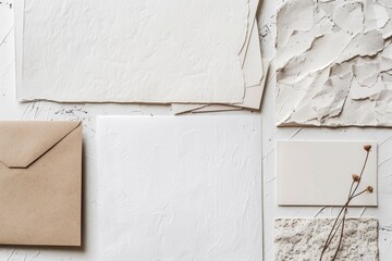 Poster - Stacked documents and files on a desk or workspace, useful for business and office scenes