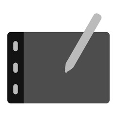 Poster - pen tablet icon 