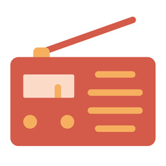 Sticker - radio icon 