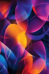 Aufkleber - A variety of colorful circles against a dark, uniform backdrop