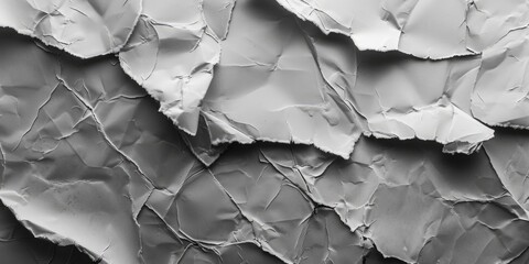 Poster - A close-up shot of a cracked black and white wall with visible cracks and imperfections