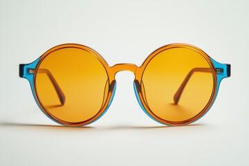 Wall Mural - Orange and Blue Round Sunglasses.