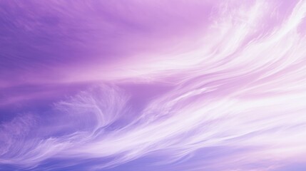 Wall Mural - Dreamlike abstract clouds in lavender gradient create serene ethereal atmosphere 