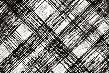 Poster - A classic geometric design in black and white