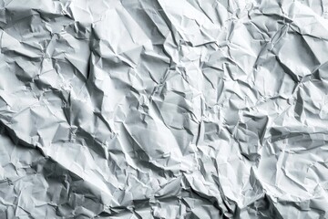 Poster - Close-up shot of a sheet of crumpled paper with wrinkles and creases