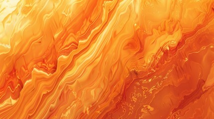 Poster - A detailed view of an orange marble surface with distinctive veining and texture