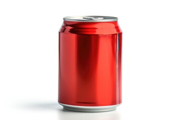 Poster - A single serving can of soda placed on a clean white surface