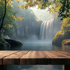 Canvas Print - Waterfall Tabletop.