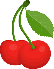 Wall Mural - Fresh fruit cherry