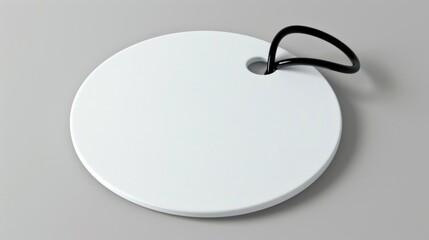 Aufkleber - A clean and simple cutting board with a black handle, perfect for kitchen use