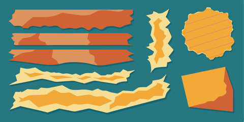 vector set of banners