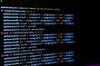 © Hasib - Software source code. Programming code. Programming code on computer screen. Developer working on program codes in office. Source code
