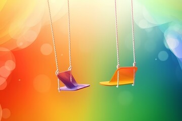 Canvas Print - swing on a swing