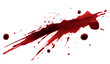 © SnapSale Studio - Blood drops cut out transparent background, red blood dripping and splattered effect isolated on transparent background