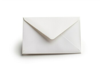 Aufkleber - A simple white envelope containing a single card, suitable for sending invitations or greetings