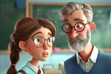 Aufkleber - A pair of people standing side by side, possibly in a romantic or celebratory setting