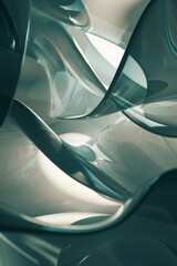 Poster - Close-up view of a glass object with intricate details