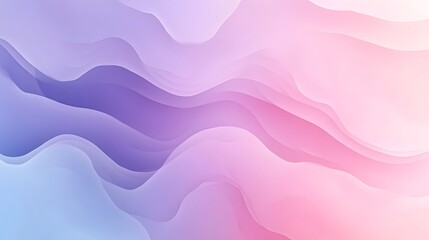 Poster - Pastel minimal background with soft gradients and a clean central area perfect for showcasing content in a sophisticated contemporary design