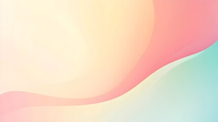 Poster - Pastel Minimal Background with Soft Gradients and Clean Central Area for Vibrant Content Display  Elegant Serene and Visually Stunning Design