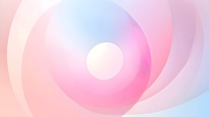 Poster - Stunning pastel gradient background with a clean minimalist design and a simple open space in the center perfect for showcasing key presentation points product information or other creative content