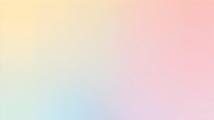 Poster - Elegant and Minimalist Pastel Gradient Background with Subtle Color Transitions Leaving the Middle Space Clear for Text or Design Elements