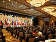 © NIPAPORN - Elegant conference on global auditing standards international flags