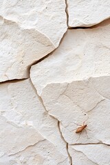 Poster - Close-up of a weathered stone surface with detailed textures and ample copy space.