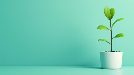 Poster - A symbolic image representing growth in business, with an abstract design that embodies empowerment and emboldenment. The image features ample copy space for adding custom text or graphics, ideal for