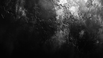 Poster - Dark grunge textured background in monochrome tones