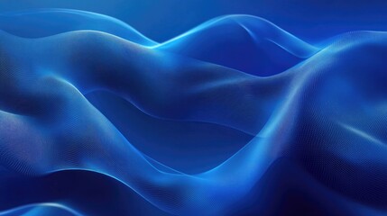 Poster - Cool gradient background in blue tones
