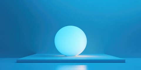 Poster - Elegant minimalistic background 3D illustration 3D rendering