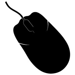 A black Computer Mouse Icon