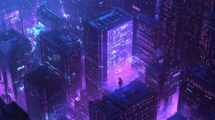 science fiction background image of futuristic technology