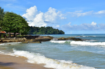 The beach on the Andaman Sea. Khao Lak. Thailand.