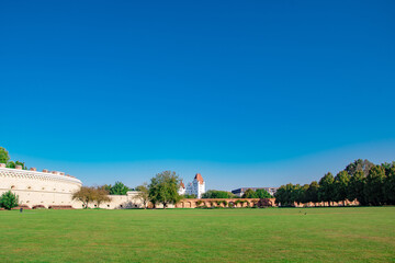 beautiful sunny day in the park, klenzepark, ingolstadt