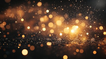 Canvas Print - Abstract bokeh background with sparkling lights