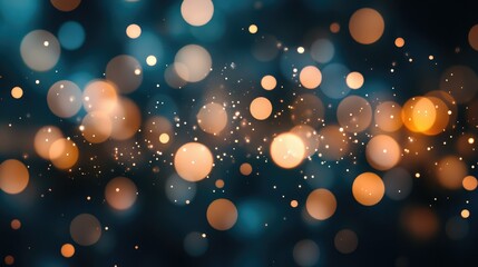 Wall Mural - Abstract bokeh background with sparkling lights