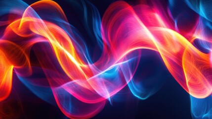 Poster - Dynamic abstract light art