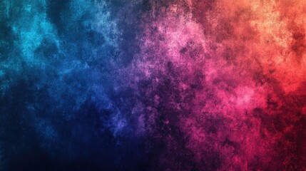 Poster - Vibrant textured background featuring a dark ambiance with noise effects and a gradient of colors