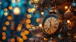 © Jensen Art Co - New Years Eve 2025 Celebration Background, Winter Holiday Bokeh Lighting Wallpaper, Christmas Xmas Party Colorful Lights Decorations