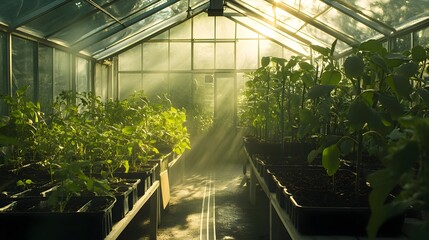 Poster - a state of the art greenhouse equipped with iot controlled temperature and humidity systems enabling