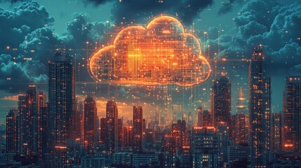 Cloud Computing over Cityscape