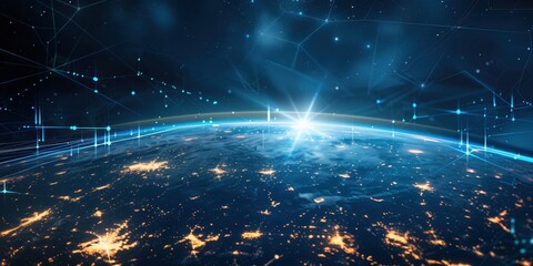 Poster - Earth's Connectedness: A Futuristic Network of Light
